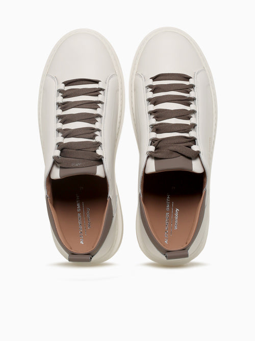 Wembley Man White Brown  Leather Brown / 40 / M