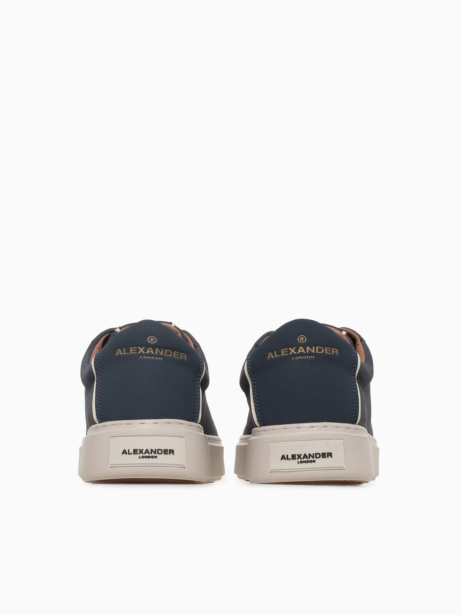 London Man Blue Leather Blue / 40 / M