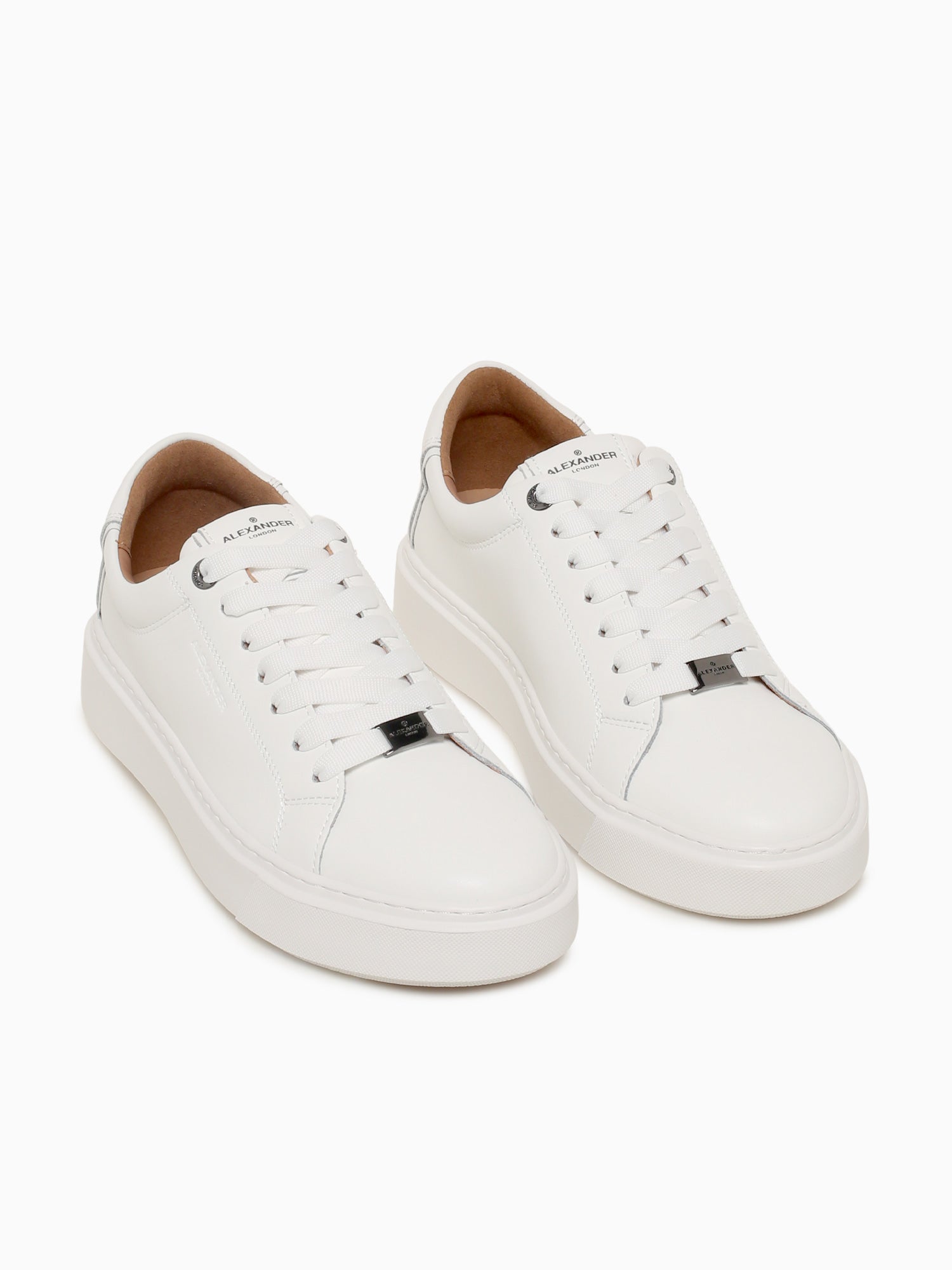 London Man Total White Leather White / 40 / M