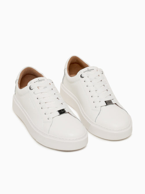 London Man Total White Leather White / 40 / M
