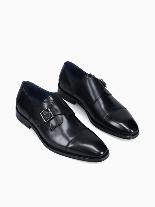 Justyn Black Brushed Calf Black / 7 / M