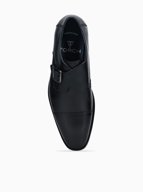 Justyn Black Brushed Calf Black / 7 / M