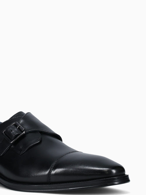 Justyn Black Brushed Calf Black / 7 / M