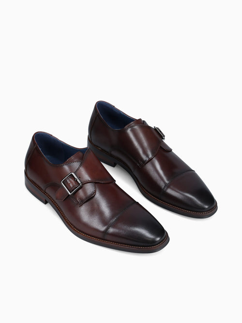 Justyn Brown Brushed Calf Brown / 7 / M