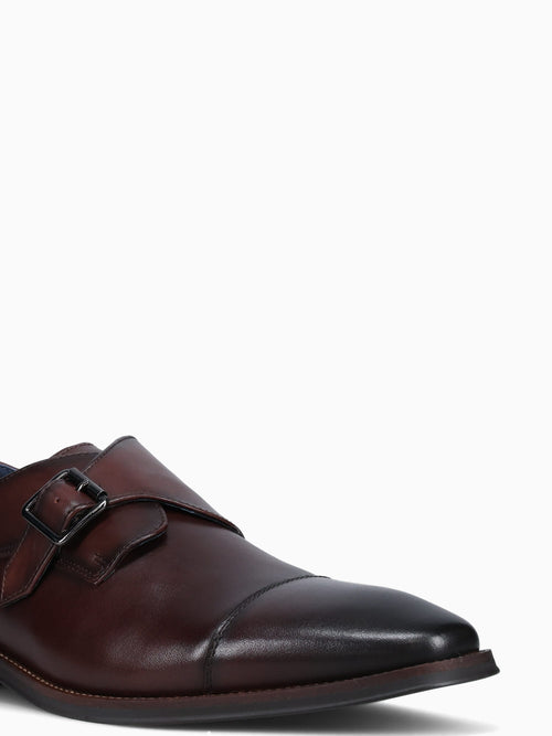 Justyn Brown Brushed Calf Brown / 7 / M