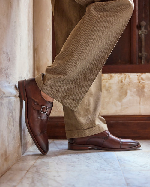 Justyn Brown Brushed Calf