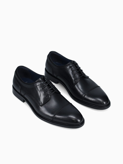 Juwan Black Brushed Calf Black / 7 / M