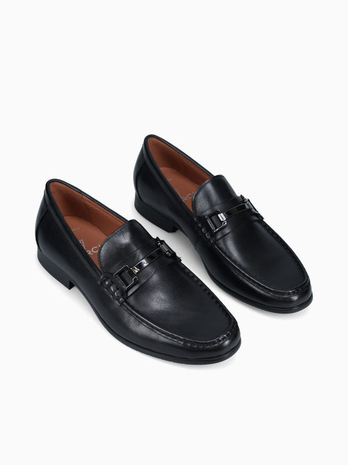 Juvian Black Brushed Calf Black / 7 / M