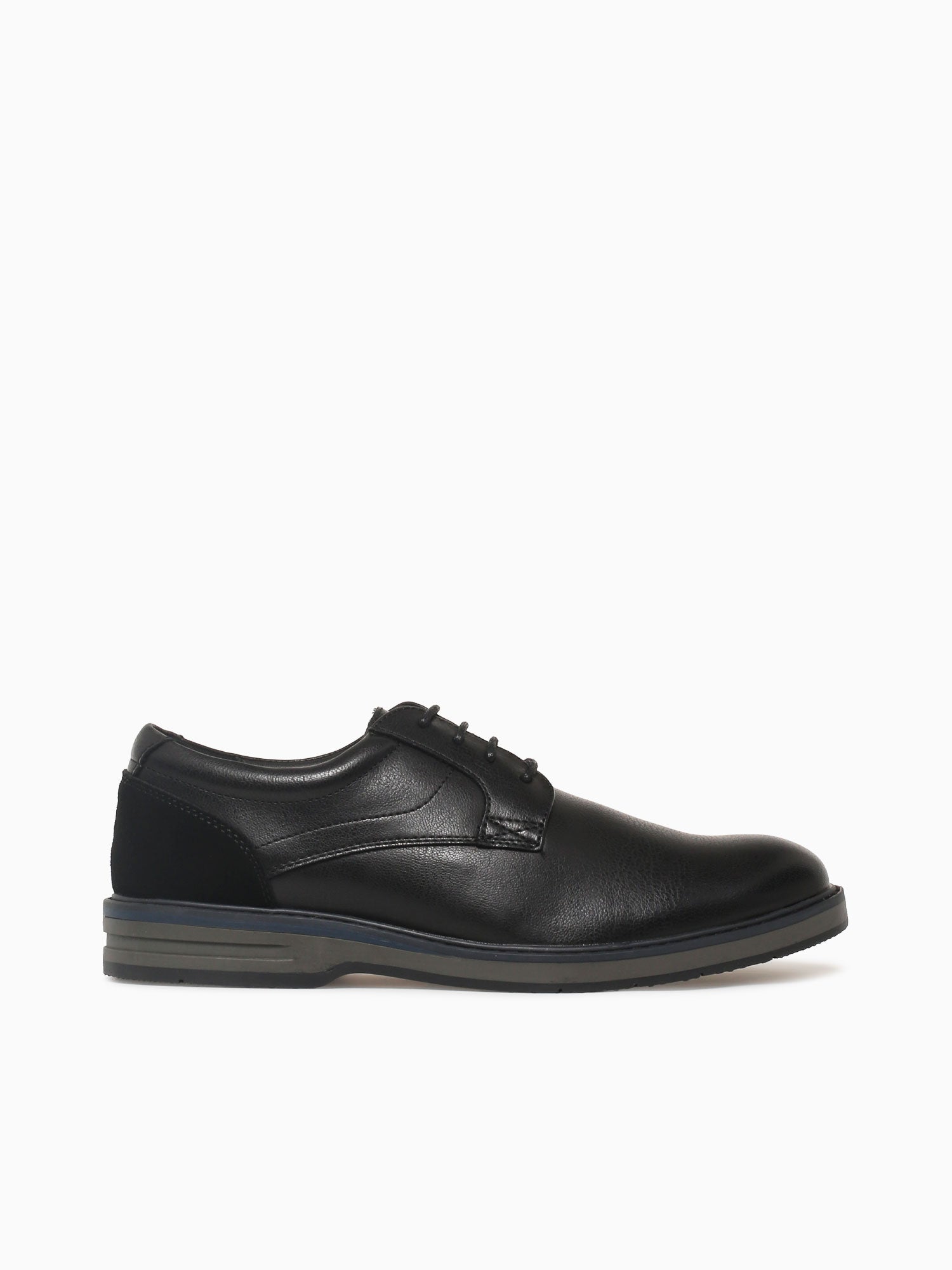 Ishan Black Pu Suede Black / 7 / M