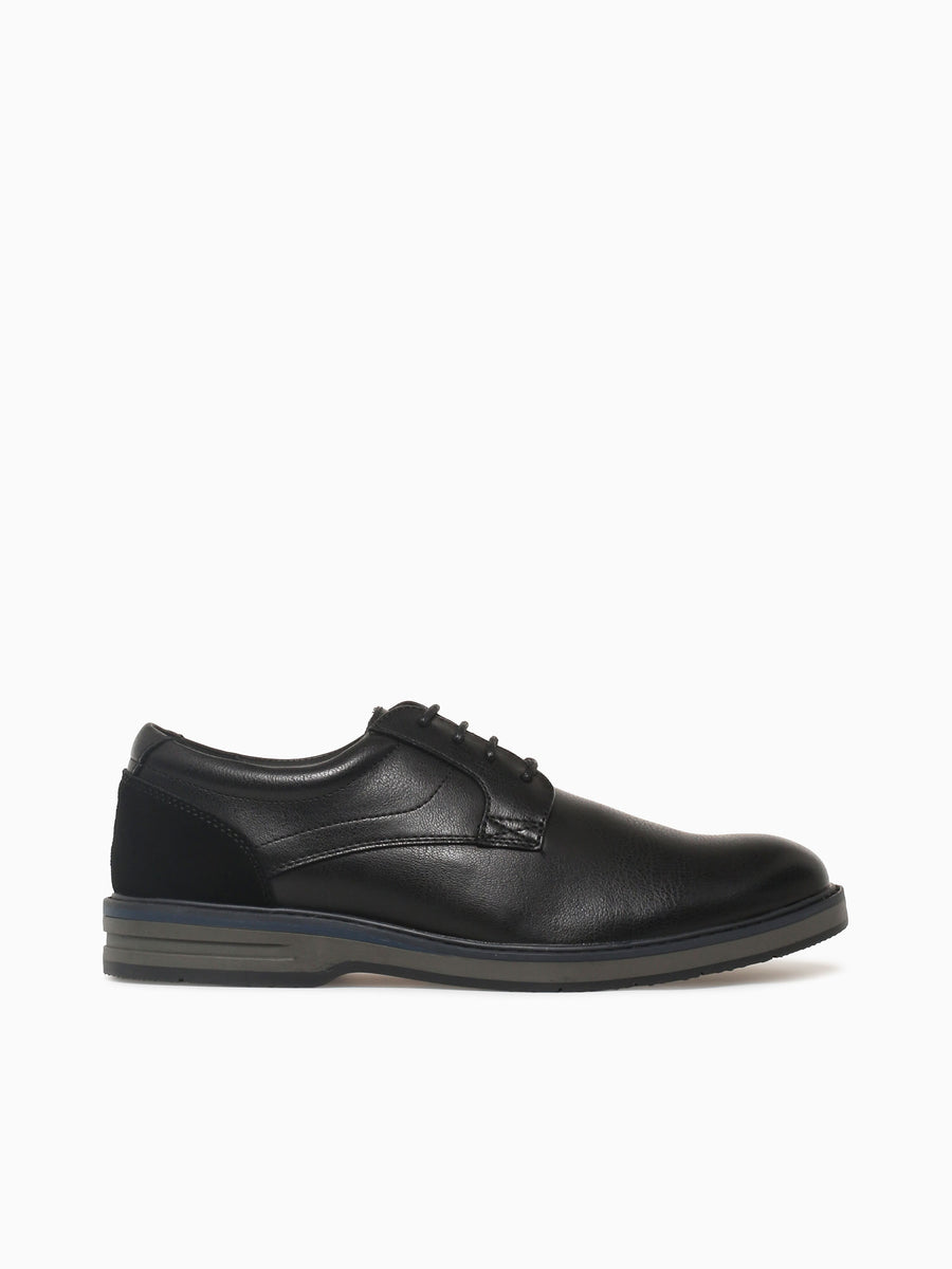 Ishan Black Pu Suede Black / 7 / M