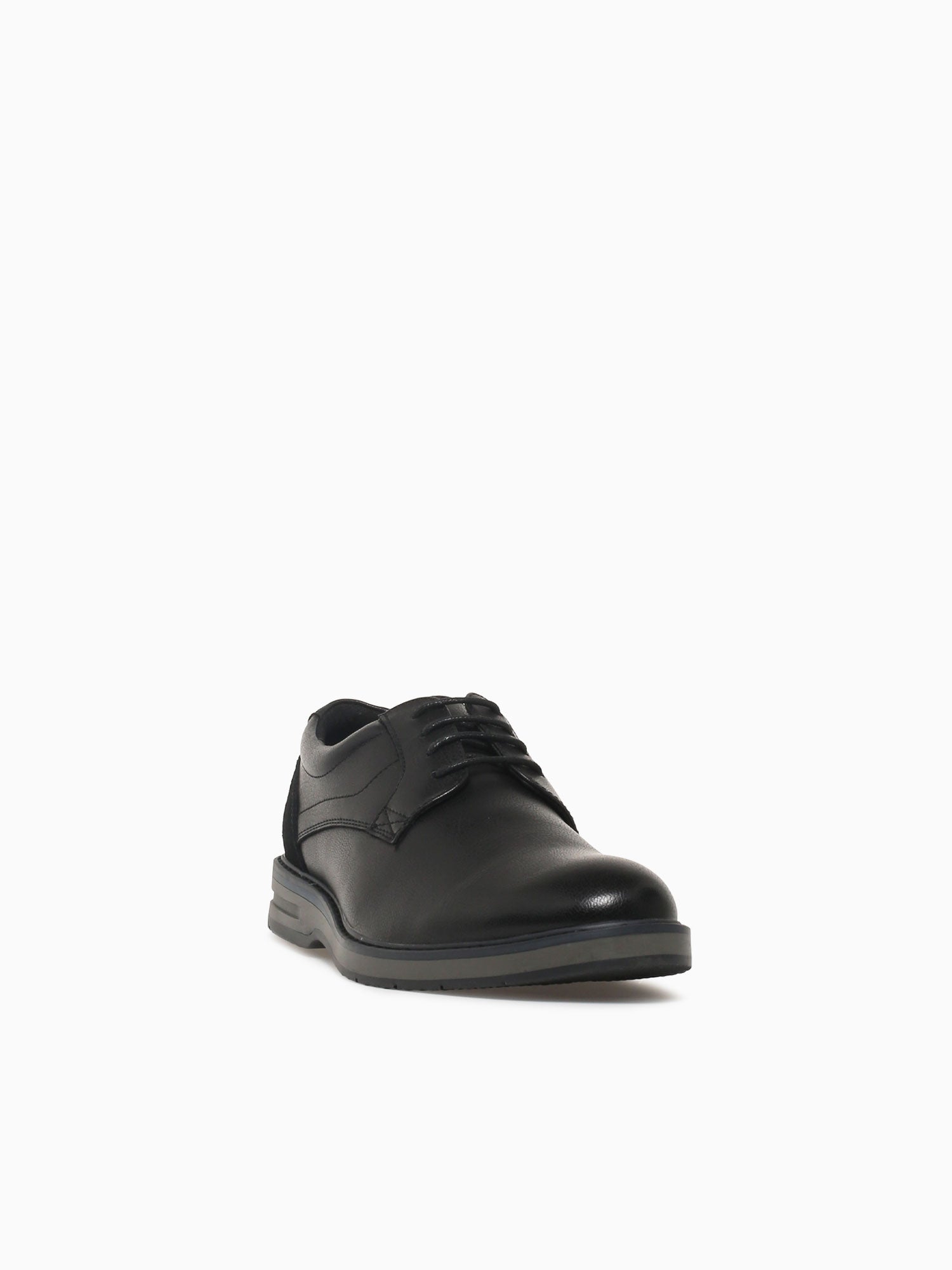 Ishan Black Pu Suede Black / 7 / M
