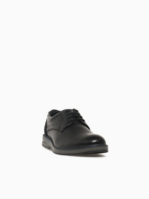 Ishan Black Pu Suede Black / 7 / M