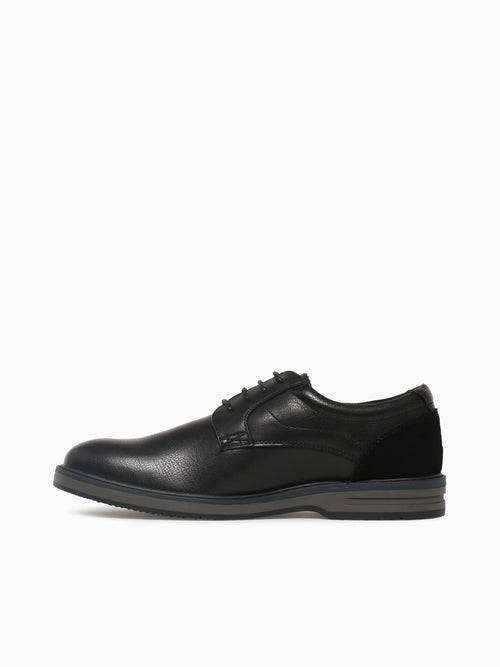Ishan Black Pu Suede Black / 7 / M