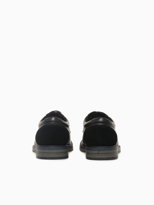 Ishan Black Pu Suede Black / 7 / M