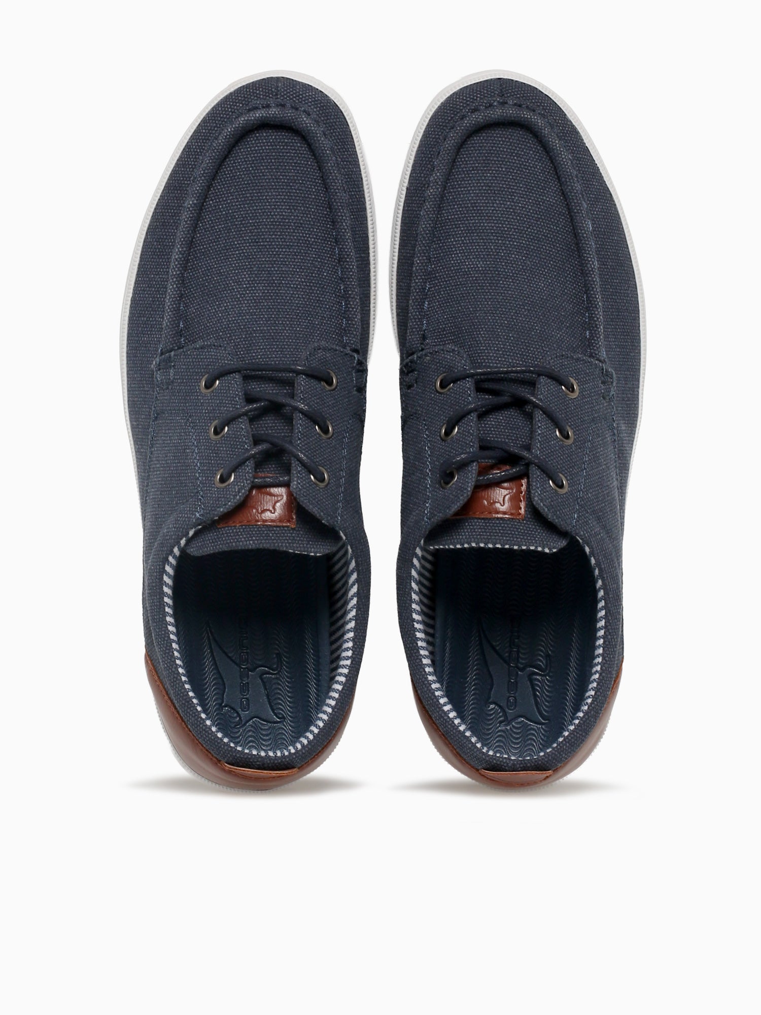 Angler Navy Tan canvas Navy / 7 / M