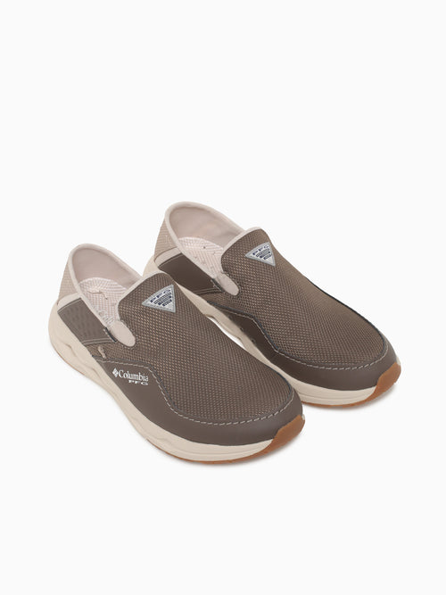 Bahama X Slip On Mud Oxfordtan lea Canva Brown / 7 / M