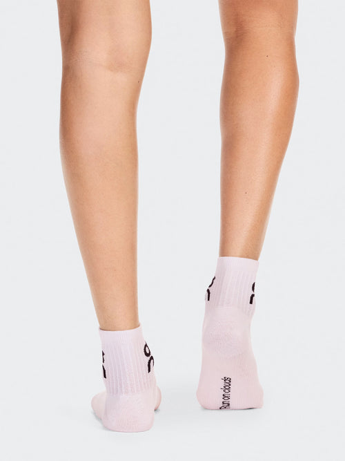 Logo Sock Mid 3p Orchid Bloom cotton Light Purple / XS
