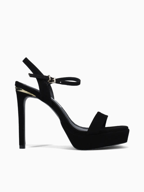 Jeorgia Preto Kid Suede Black / 5 / M