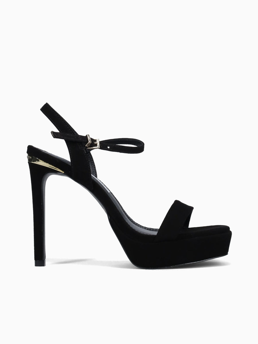 Jeorgia Preto Kid Suede Black / 5 / M