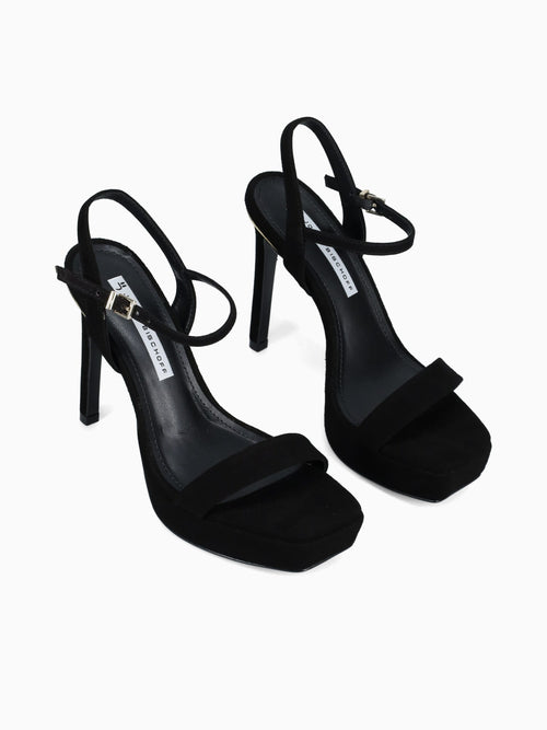 Jeorgia Preto Kid Suede Black / 5 / M
