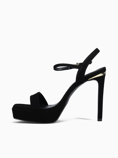 Jeorgia Preto Kid Suede Black / 5 / M