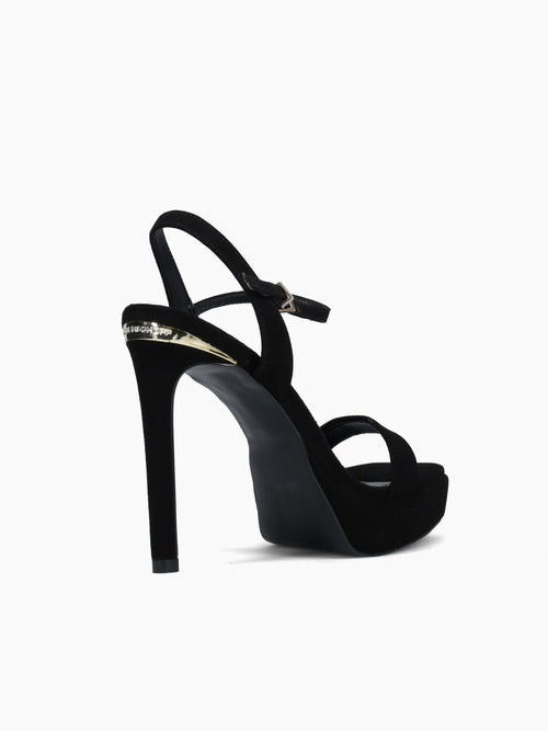 Jeorgia Preto Kid Suede Black / 5 / M