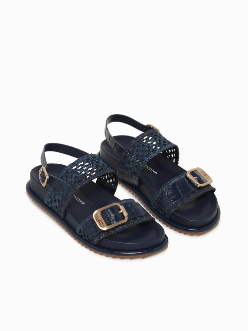Jessa Nautico Raffia Navy / 5 / M