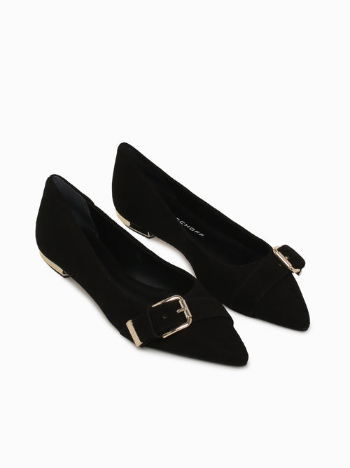 Jianna Preto Suede Black / 5 / M