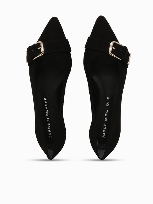 Jianna Preto Suede Black / 5 / M