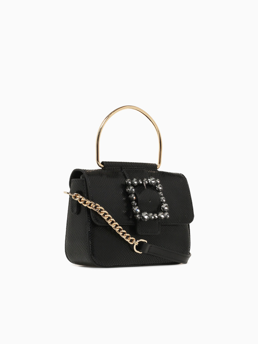 Jilene Preto Snake Glow Black