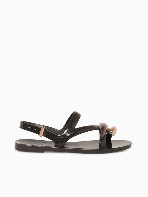 Iris Sandal Brown Metallic jelly Brown / 5 / M