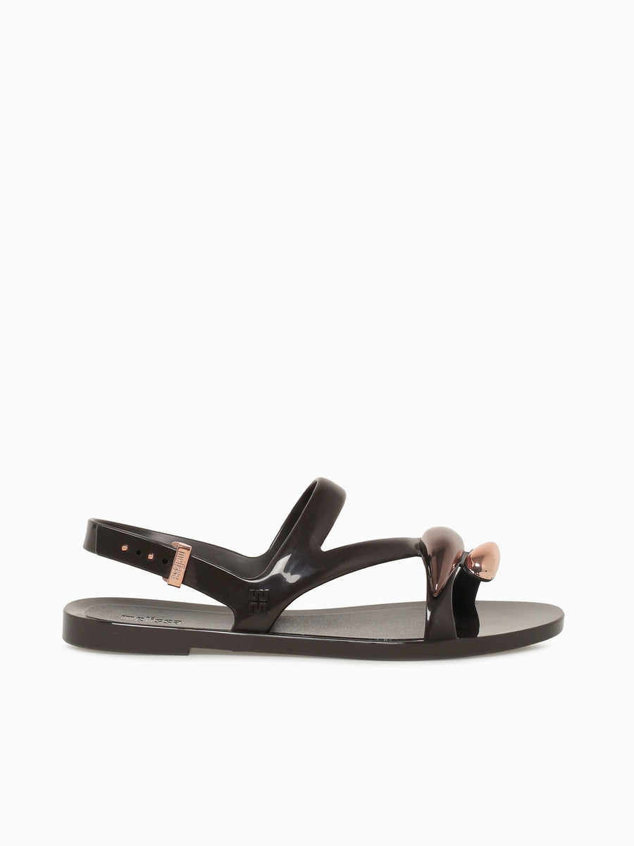 Iris Sandal Brown Metallic jelly Brown / 5 / M