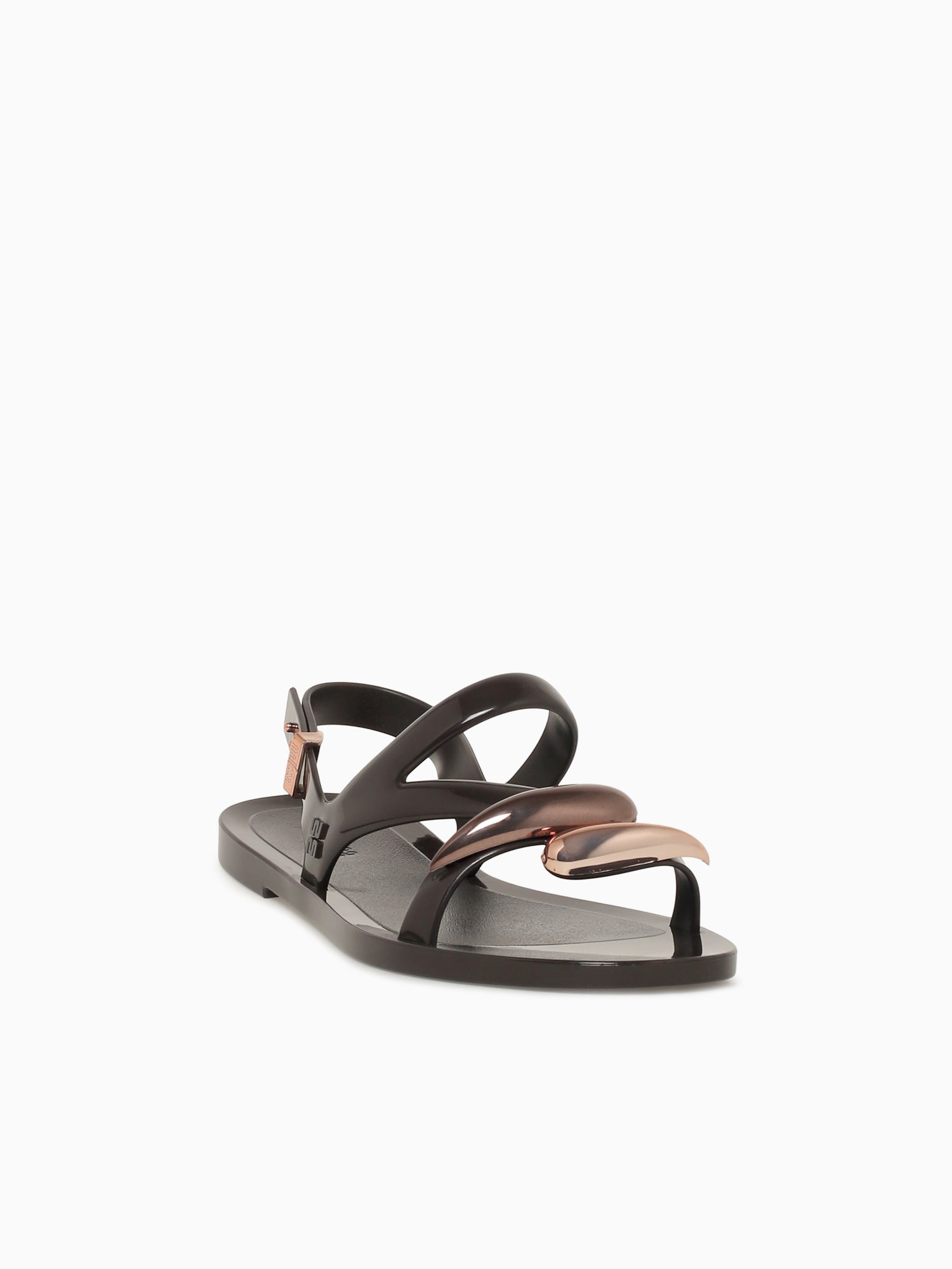 Iris Sandal Brown Metallic jelly Brown / 5 / M