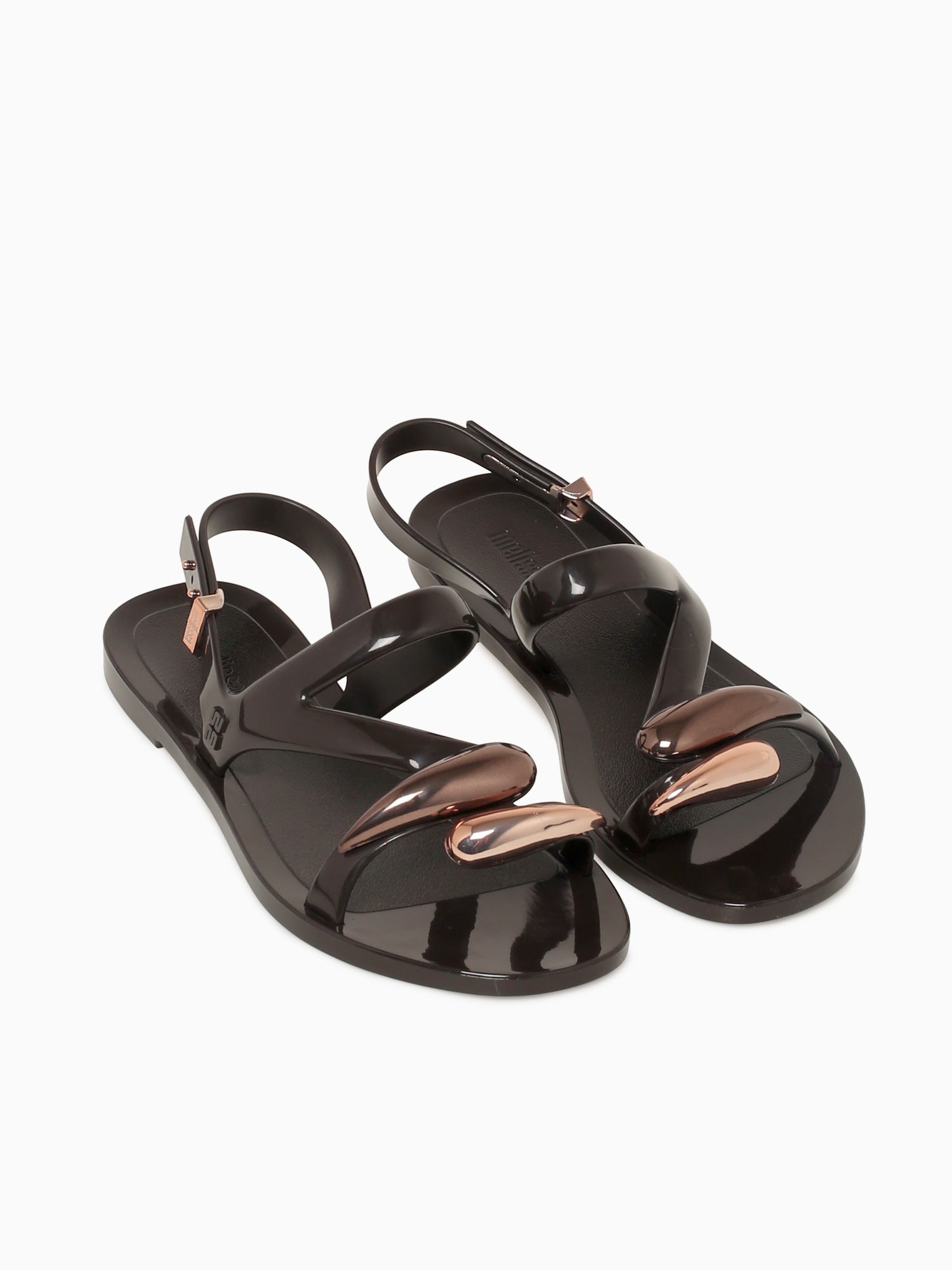 Iris Sandal Brown Metallic jelly Brown / 5 / M