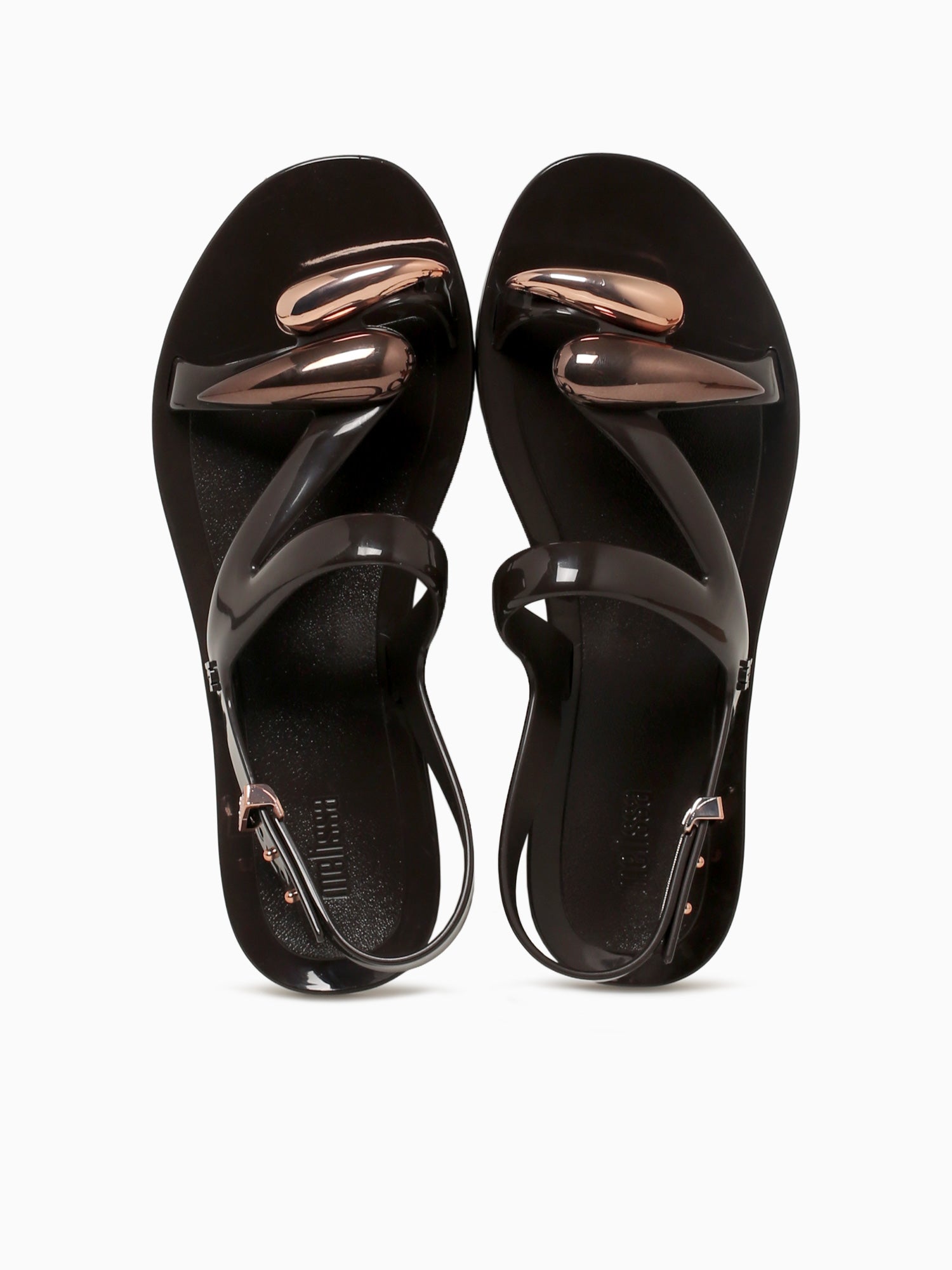 Iris Sandal Brown Metallic jelly Brown / 5 / M