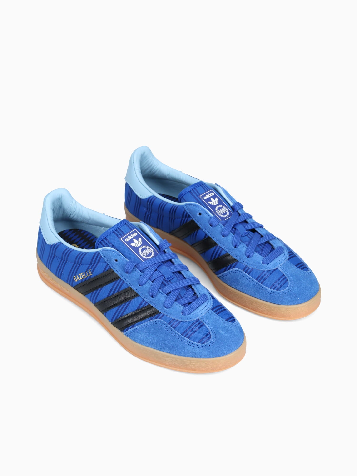 Gazelle Indoor Royal Blue Black suede Blue / 4 / M