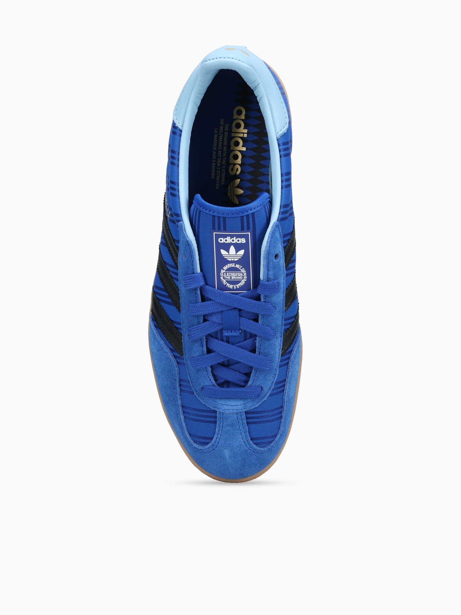 Gazelle Indoor Royal Blue Black suede Blue / 4 / M
