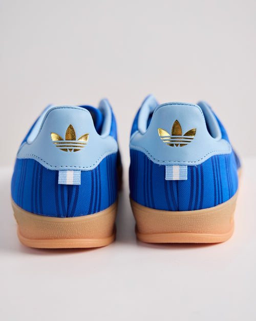 Gazelle Indoor Royal Blue Black suede