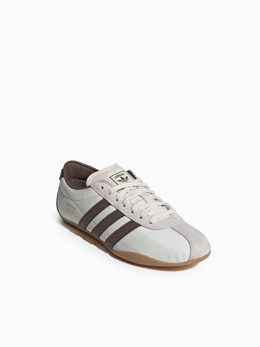 Tokyo W Off White Brown leather