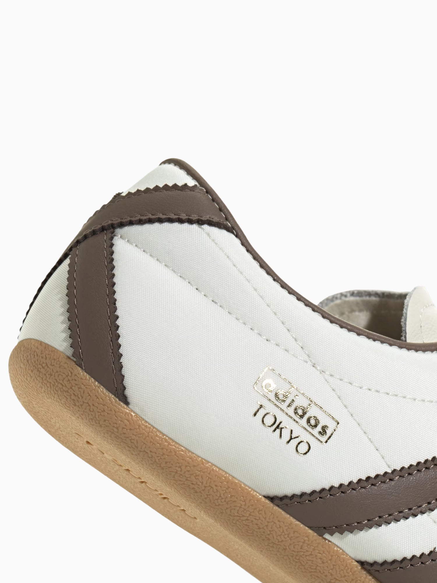 Tokyo W Off White Brown leather