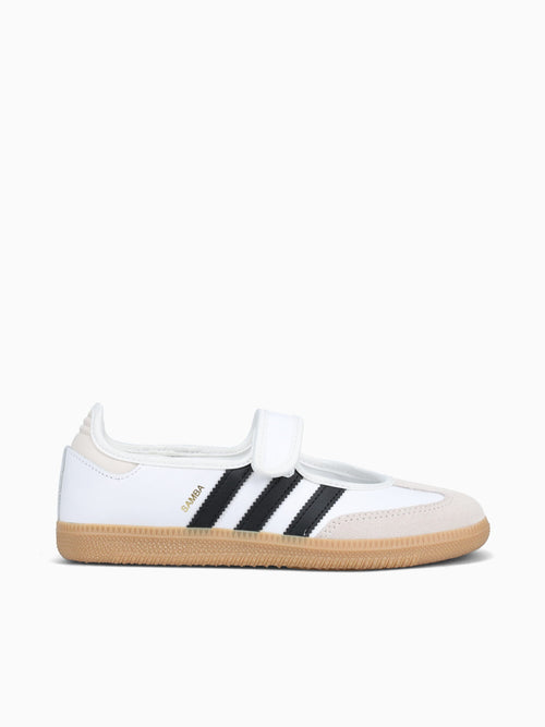 Samba Jane W White Black leather