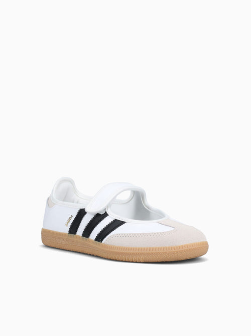 Samba Jane W White Black leather