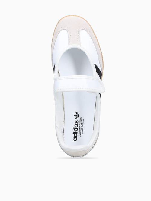 Samba Jane W White Black leather