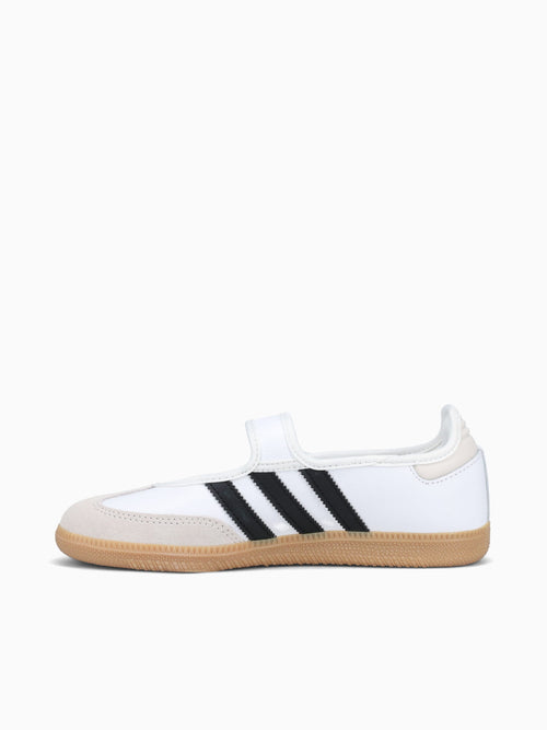 Samba Jane W White Black leather