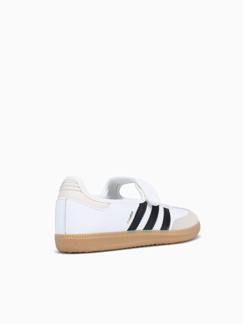 Samba Jane W White Black leather