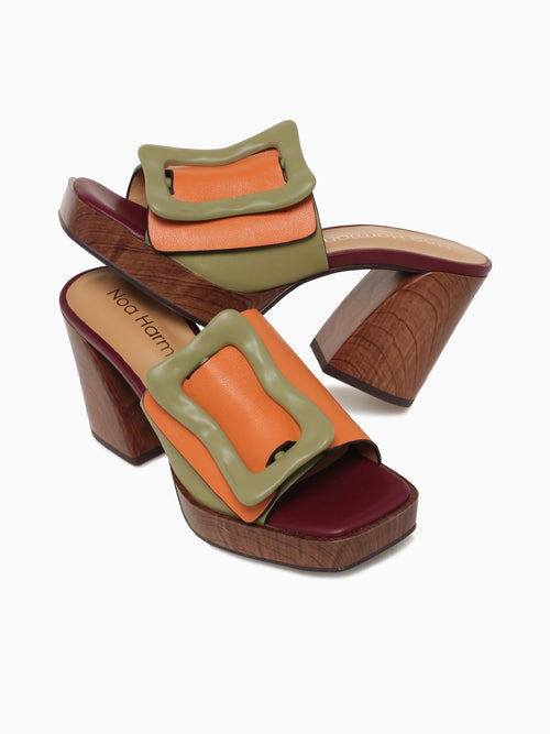 Catalina Orange Multi Leather Orange Multi / 35 / M