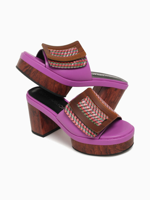 Guadalupe Fuschia Multi Leather Pink Multi / 35 / M