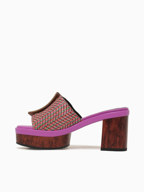 Guadalupe Fuschia Multi Leather Pink Multi / 35 / M