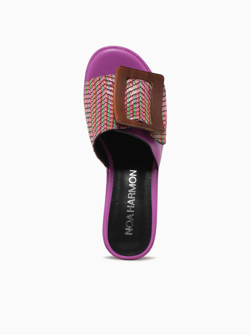Guadalupe Fuschia Multi Leather Pink Multi / 35 / M