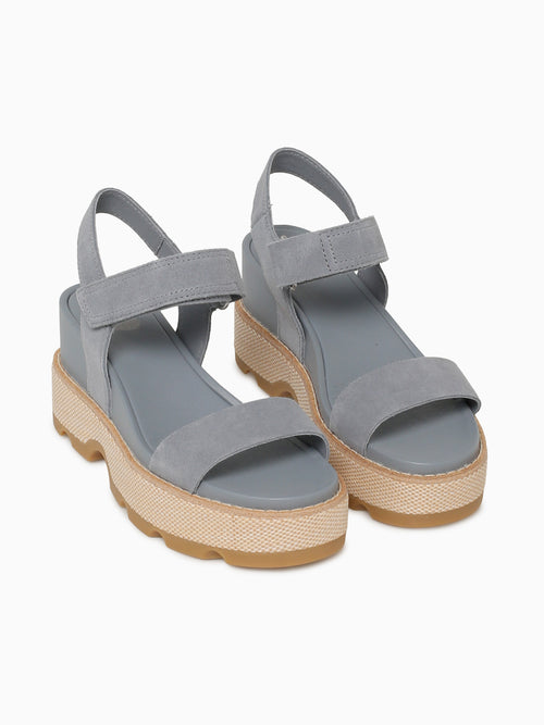 Joanie Iv Y Strap Grey Ash Gum suede Light Blue / 5 / M